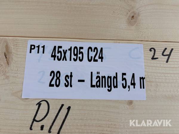Virkespaket 45x195 C24