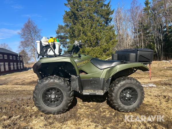 ATV Yamaha YFM700 EPS med timmervagn