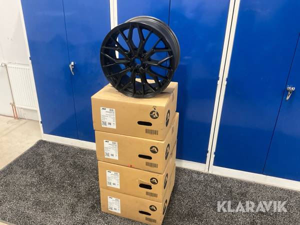 Aluminiumfälgar AEZ Porto Dark 18 tum 5/112 4st nya