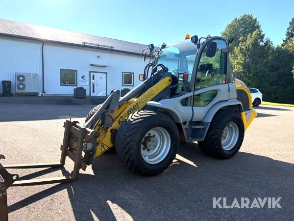 Hjullastare Kramer Allrad 342 med skopa & pallgafflar