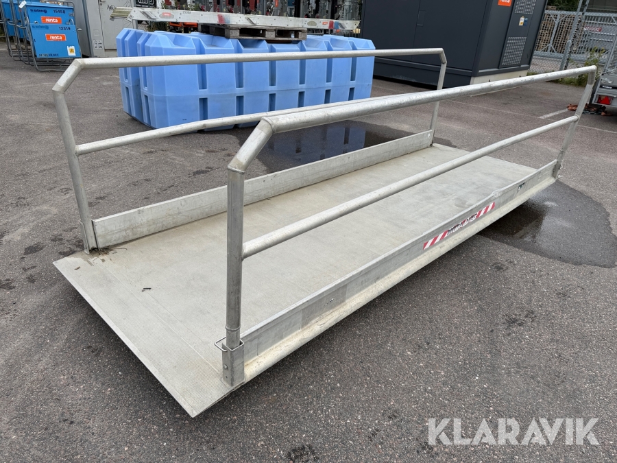 Gångbrygga Metalmec aluminium