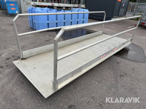 Gångbrygga Metalmec aluminium