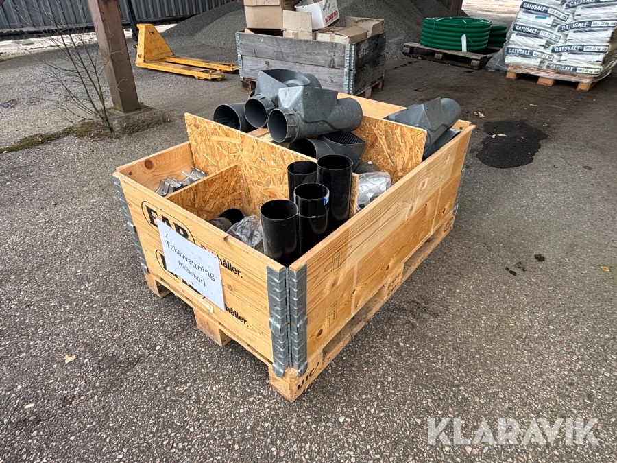 Diverse takavvattningstillbehör