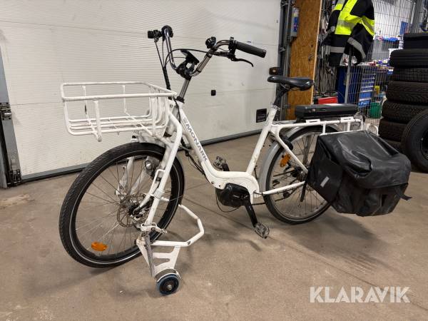 Elcykel / Postcykel Monark med cykelväska