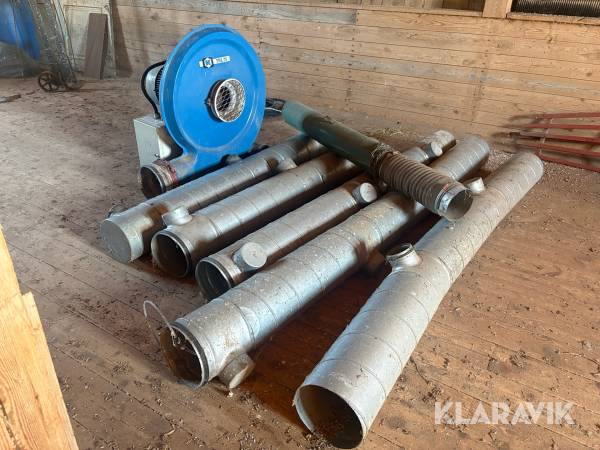 Torkfläkt Kongskilde TRL 75 med rör