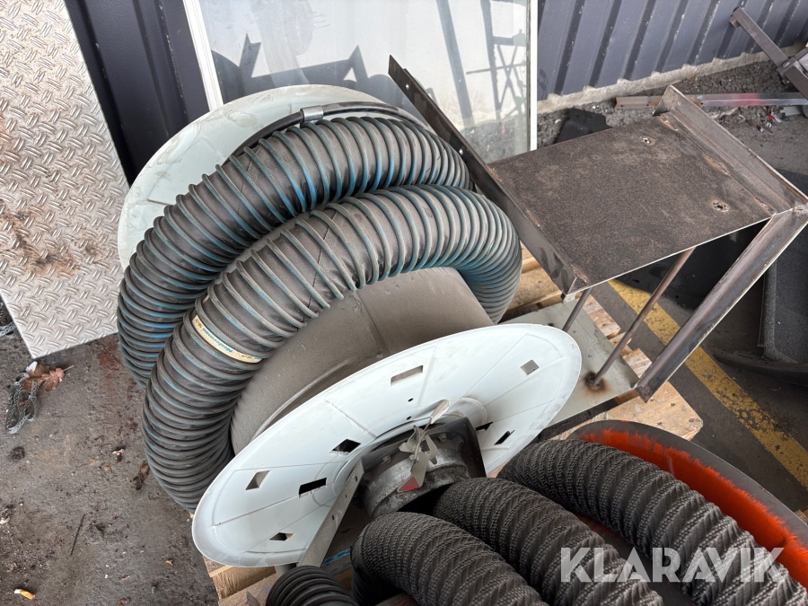 Avgasutsug/ rulle Nedermans 860461 utsug för verkstad