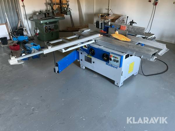 Kombimaskin Weibert WJ-W7-32 såg, fräs, plan- och rikthyvel och långhålsborr