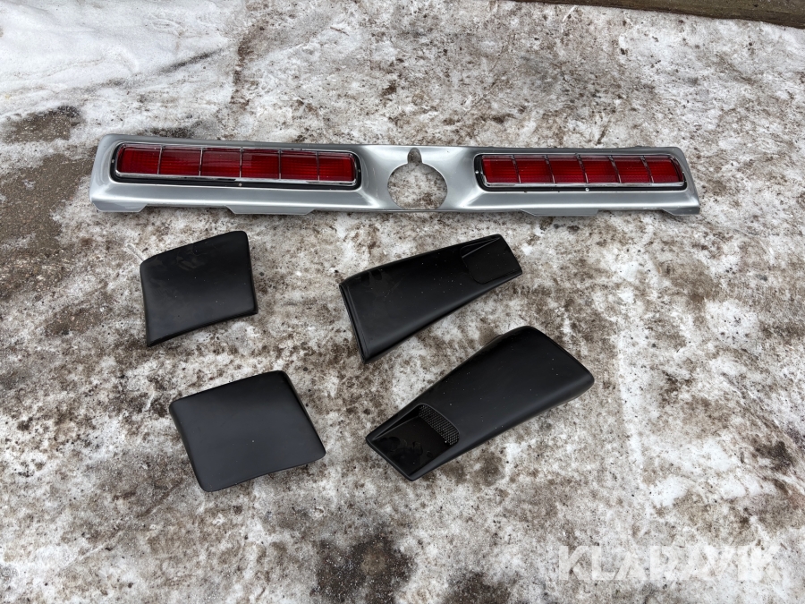 Bakljusramp, huv och luftintag till Mustang shelby 67