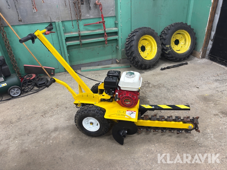 Kedjegrävare Groundhog TR-12 bensindriven