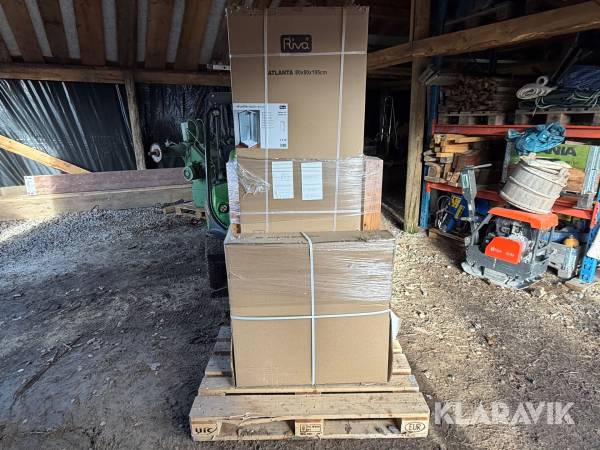 Duschkabin Riva Atlanta 80 x 80 x 195 cm 1 st