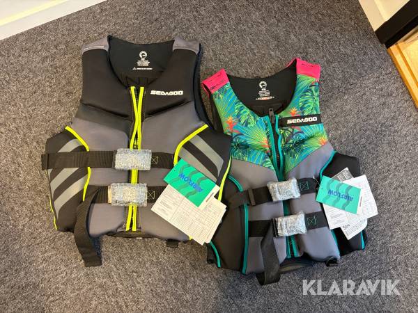 Flytvästar Sea-Doo Stl. S/M 2 st