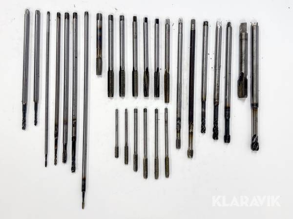 Långa gängtappar och brotschar