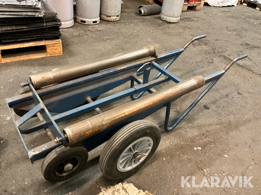 Plåtvagn för plåtrullar