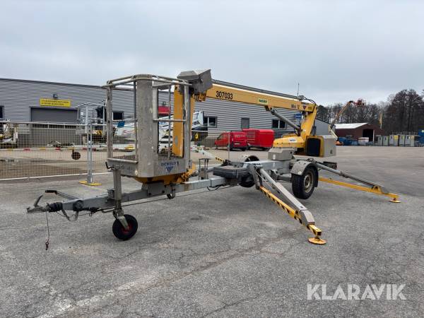 Släpvagnslift Omme Mini 12 med teleskopbom