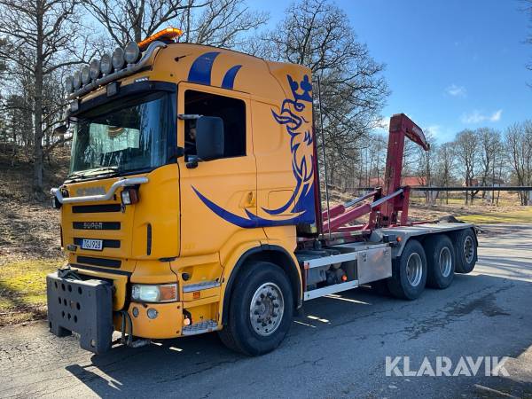 Lastväxlare plog utrustad Scania R500