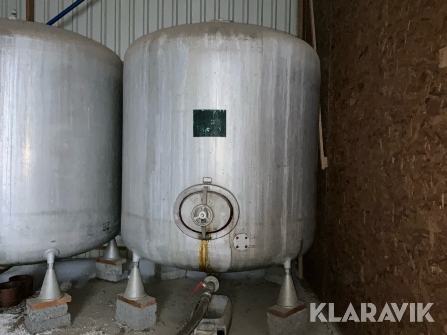 Rostfri tank 5000 liter