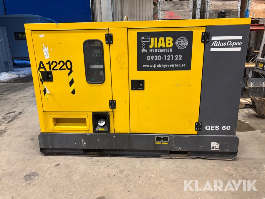 Elverk Atlas Copco QES 60