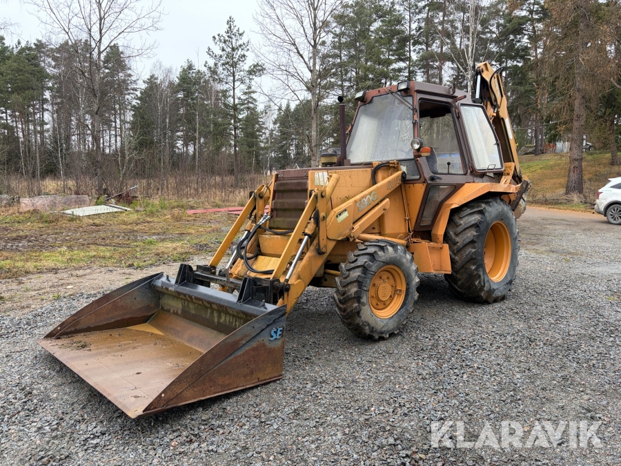 Grävlastare Case 580G