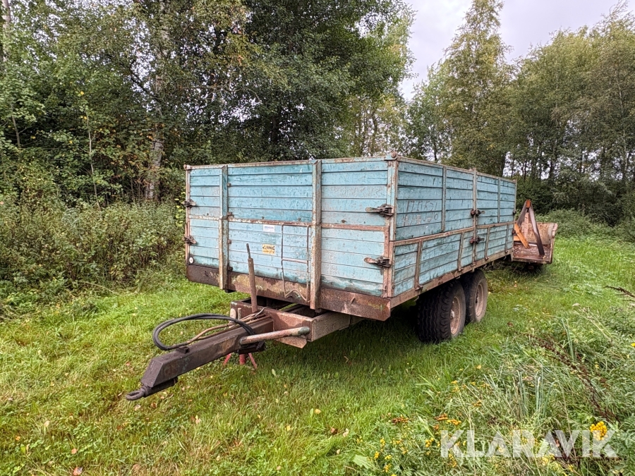 Tippvagn Bredöl boggievagn 10 ton