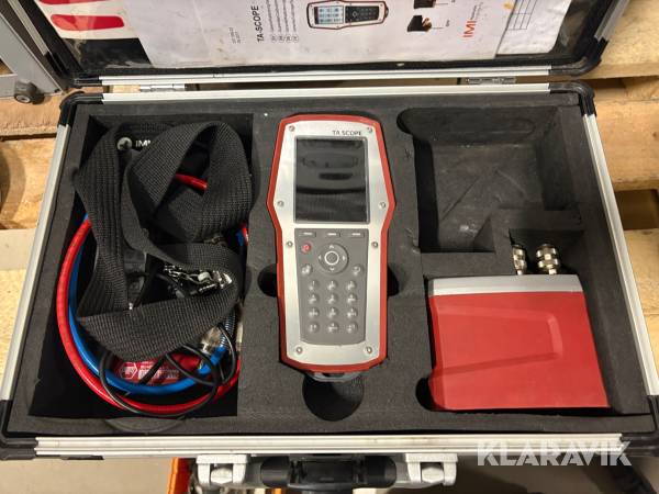 Injusteringsinstrument IMI TA för mätning och justering av hydroniska system