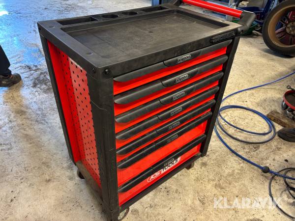 Vertygsvagn KS Tools Racing Line med verktyg