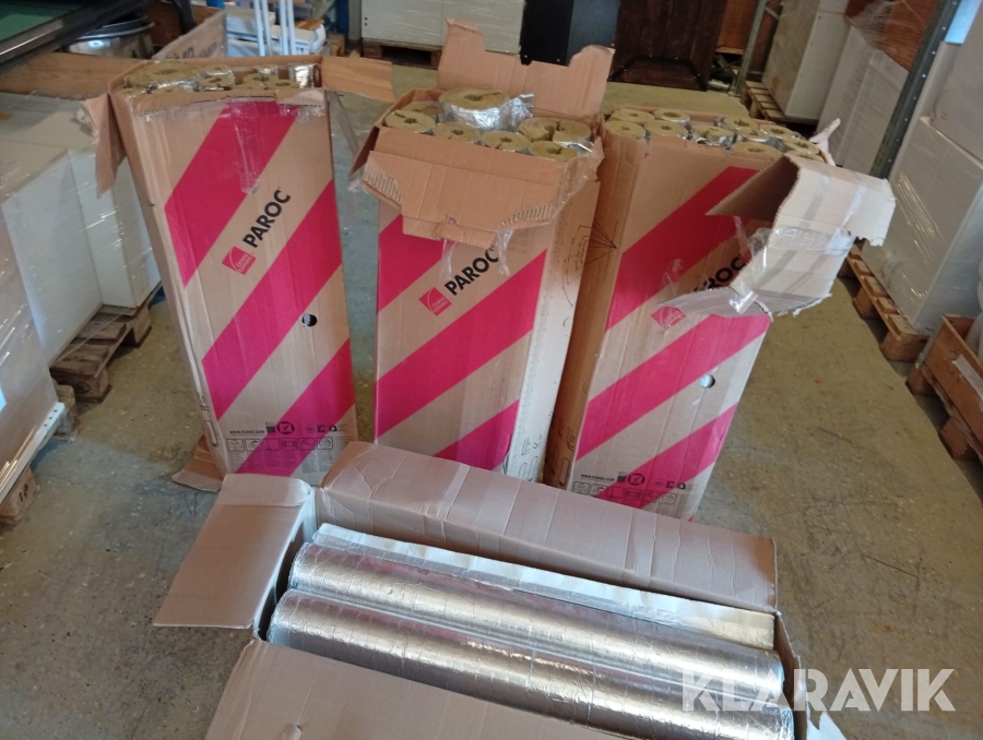 Rörisolering/Ventilationsisolering Paroc HVAC Section AluCoat T