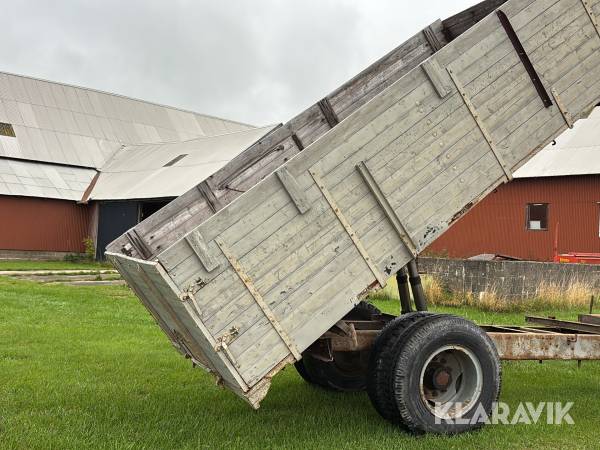 Spannmålsvagn med tipp ca 6Ton
