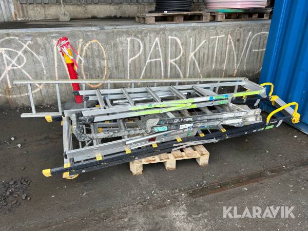 Trappstegar & stege Ironside / Zarges / W.steps 3-8 steg 6 st