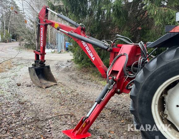 Grävaggregat med 1 skopa Patruuna