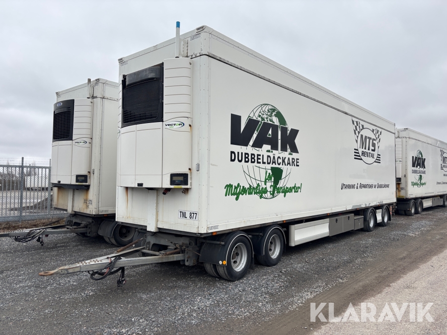 Kylsläp VAK V-4-40 dubbeldäckare