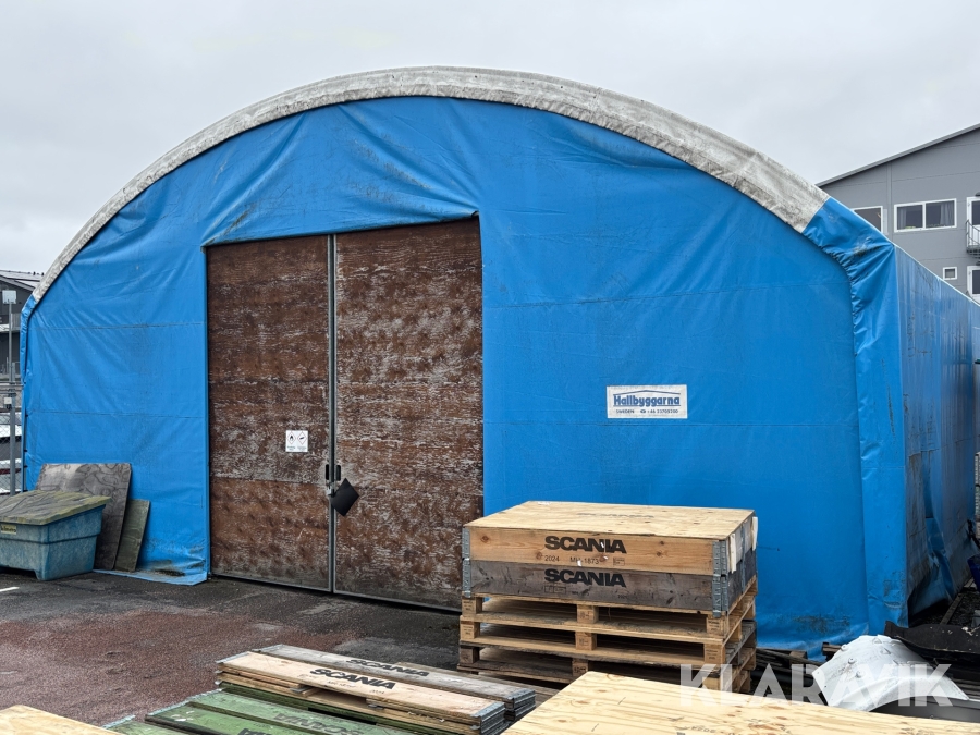 Tälthall/ lagertält Hallbyggarna 300m2