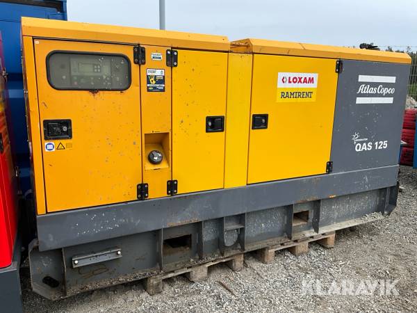 Generator Atlas Copco QAS 125
