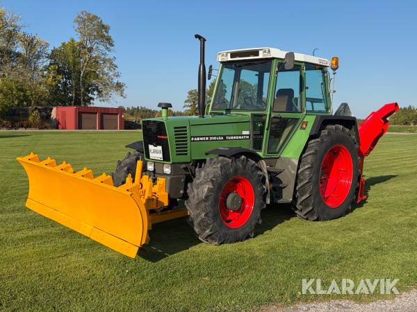 Traktor Fendt 310 LSA Turbomatik / plogblad/ snöslunga