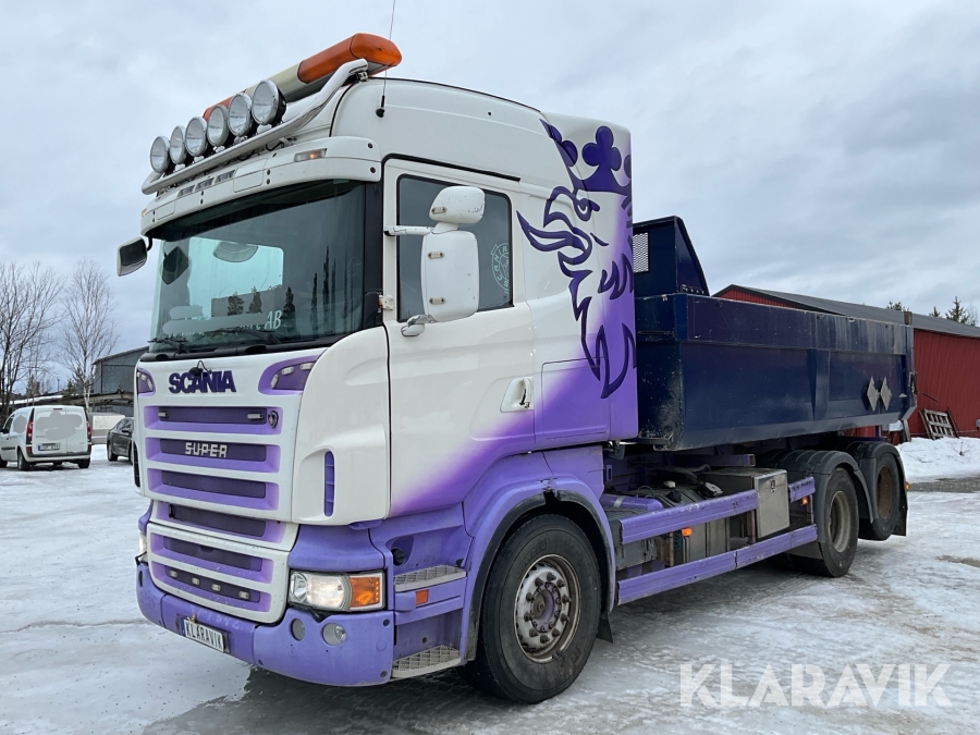 Tippbil Scania R480 med laxolås