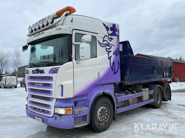 Tippbil Scania R480 med laxolås