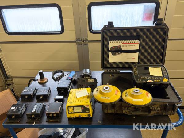 Grävsystem Leica Icon 3D med GPS 80 och 3G