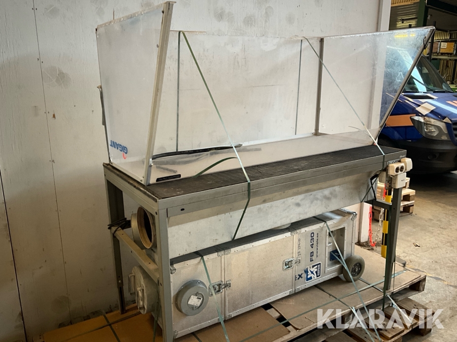 Utsugsbänk / dragskåp Gigant