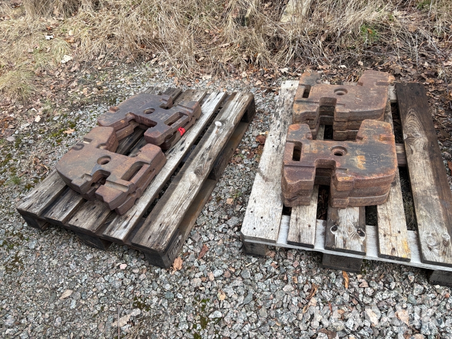 Frontvikter Fiat 40 kg 10 st