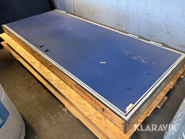 Byggdörr med karm 2100x900mm 2st