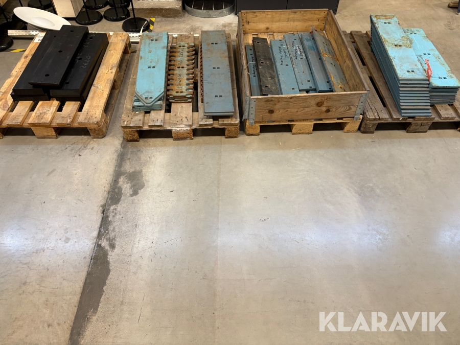 Slitstål snöblad parti