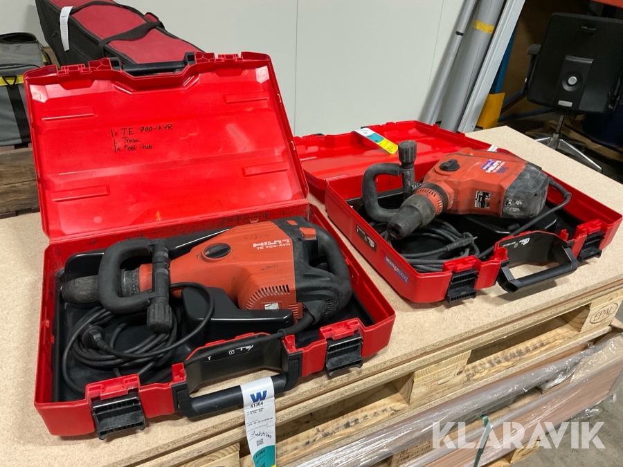 Borrhammare Hilti TE 700-AVR, TE 500-AVR