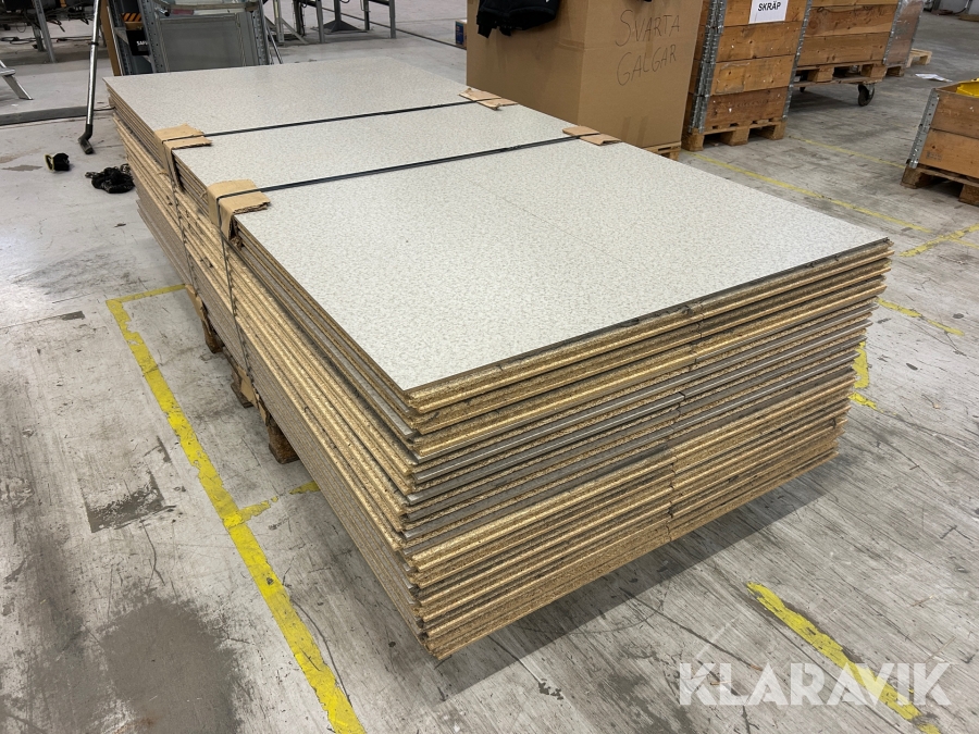 Spånskivegolv med laminerad yta Bergviksgolv 30 st