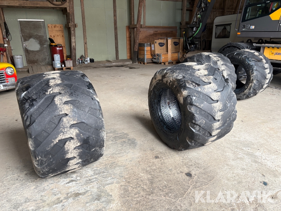 Däck till hjulgrävare Trelleborg 710 / 40 22,5 4st 