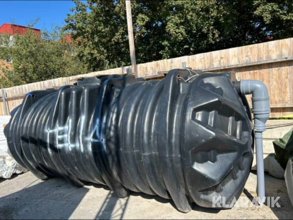 Spillvattentank i plast PE