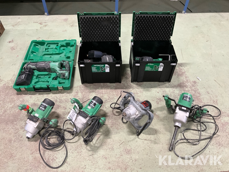 Paket med Bruksomrörare, spikpistoler, tigersåg 7st