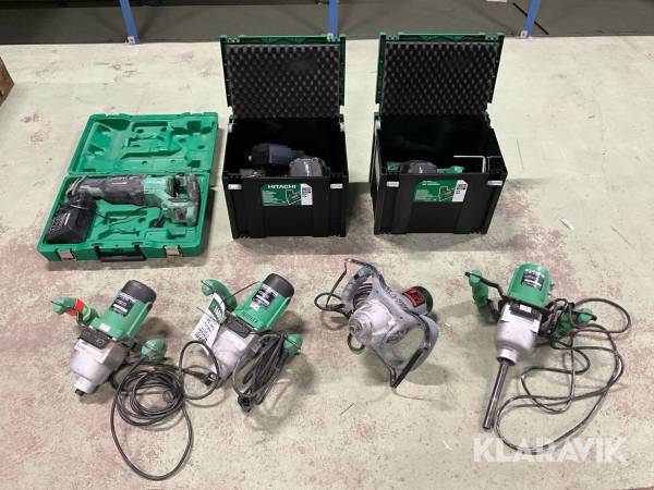 Paket med Bruksomrörare, spikpistoler, tigersåg 7st