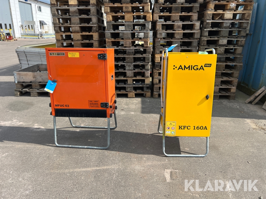 Huvudcentral, Undercentral Stitec, Amiga MFUC 63, KFC 160