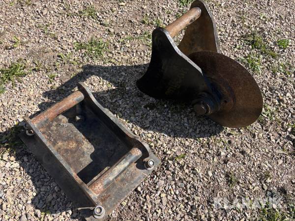 Asfaltskärare och fäste Engcon S45