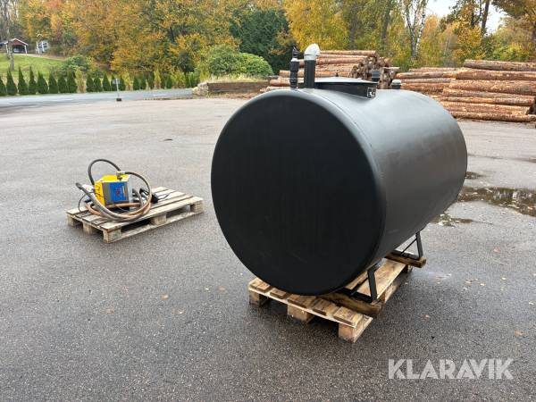 Dieseltank AB Tankreko Åstorp 1,5m3 med pump