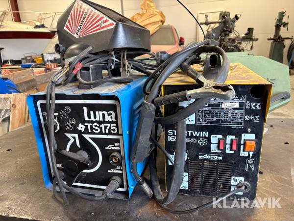 MIG-svets och Elsvets Luna TS175 / Startwin 165 levo 2st